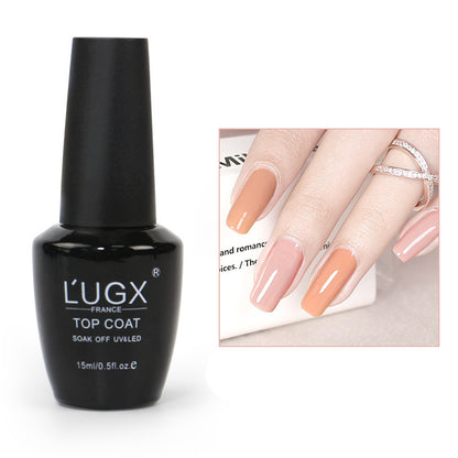 Frosted Sealing Layer Nail Polish Glue New Color Popular Nail Shop Special Phototherapy Nail Polish Small Bottle 15Ml