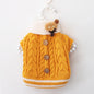 Classic Knitted Pet Sweater Overall Sweet Color Dog Clothes for Small Dogs Winter New Year's Dog Jacket Warm Luxury Cat Clothing