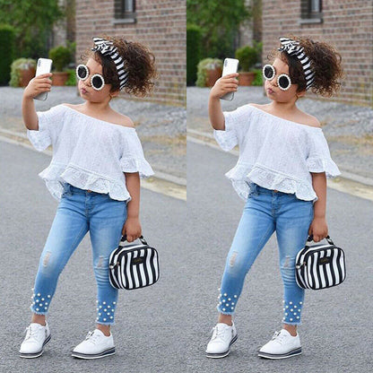 Shirt Shorts Girls Girl Kids Clothes For Baby Set Children