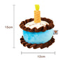 Bite-resistant Teething Vocal Catnip Birthday Cake Toy