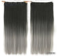 Dyed Gradual Straight Hair Clip Clip, Curtain T-color Hair Extension Piece