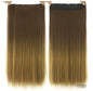 Dyed Gradual Straight Hair Clip Clip, Curtain T-color Hair Extension Piece