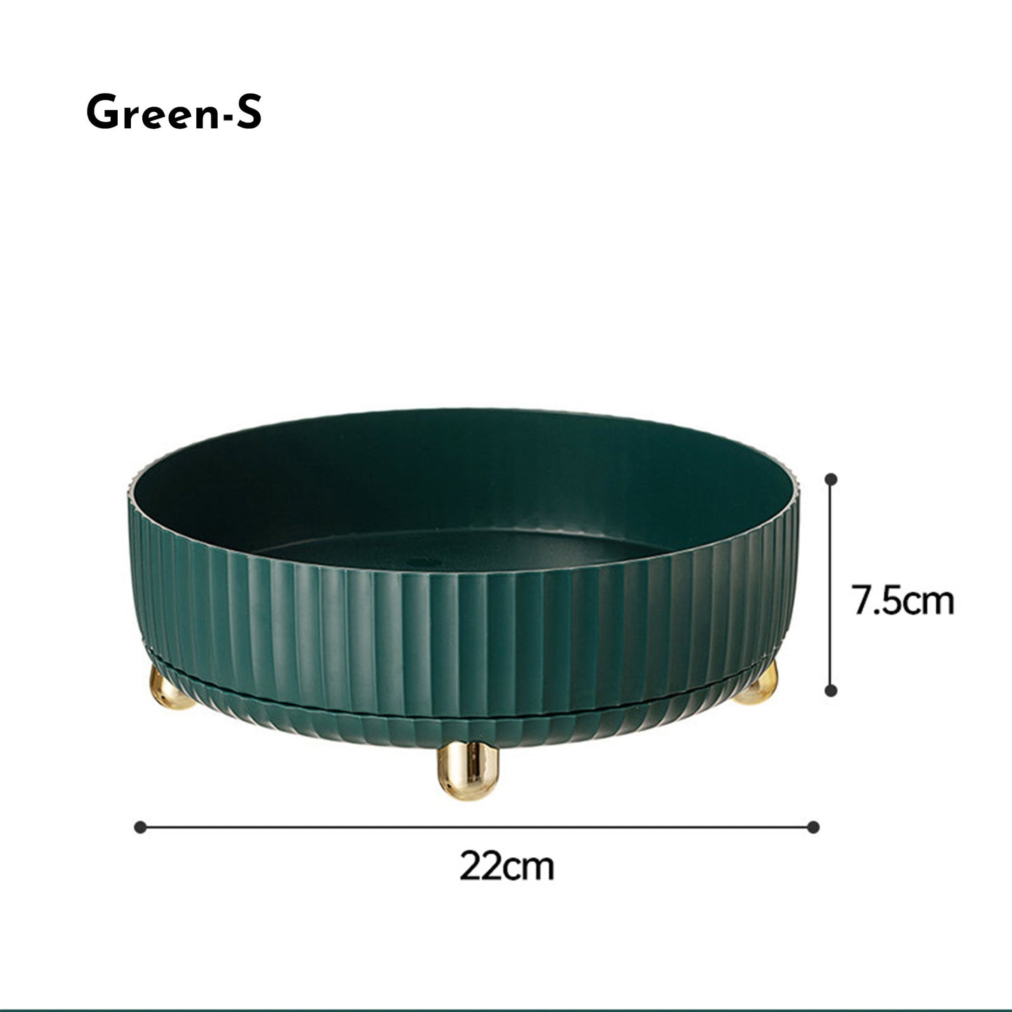 Makeup Perfume Organizer Tray 360 Degree Rotating Lazy Susan Skincare Lotion Organizer Spinning Cosmetics Storage For Dresser, Vanity, Bathroom Countertop