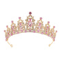 Bride Headdress Baroque Crown Rhinestone