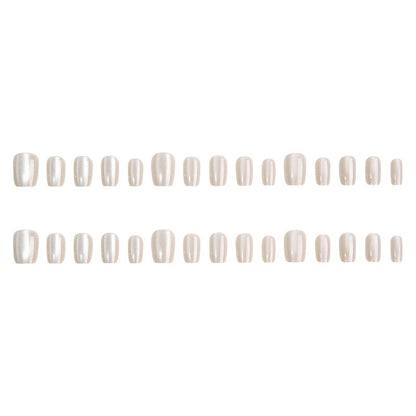 Cameo Brown White Moonlight Cat Eye Wear Nail Female