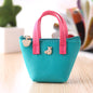 Factory Direct Korean Zero Purse Hand Leather Bag Candy Color Lovely Zero Purse