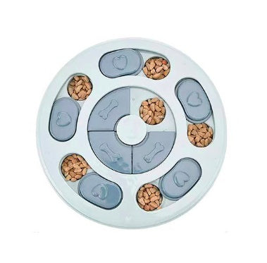 Dog eating interactive stuffy toy