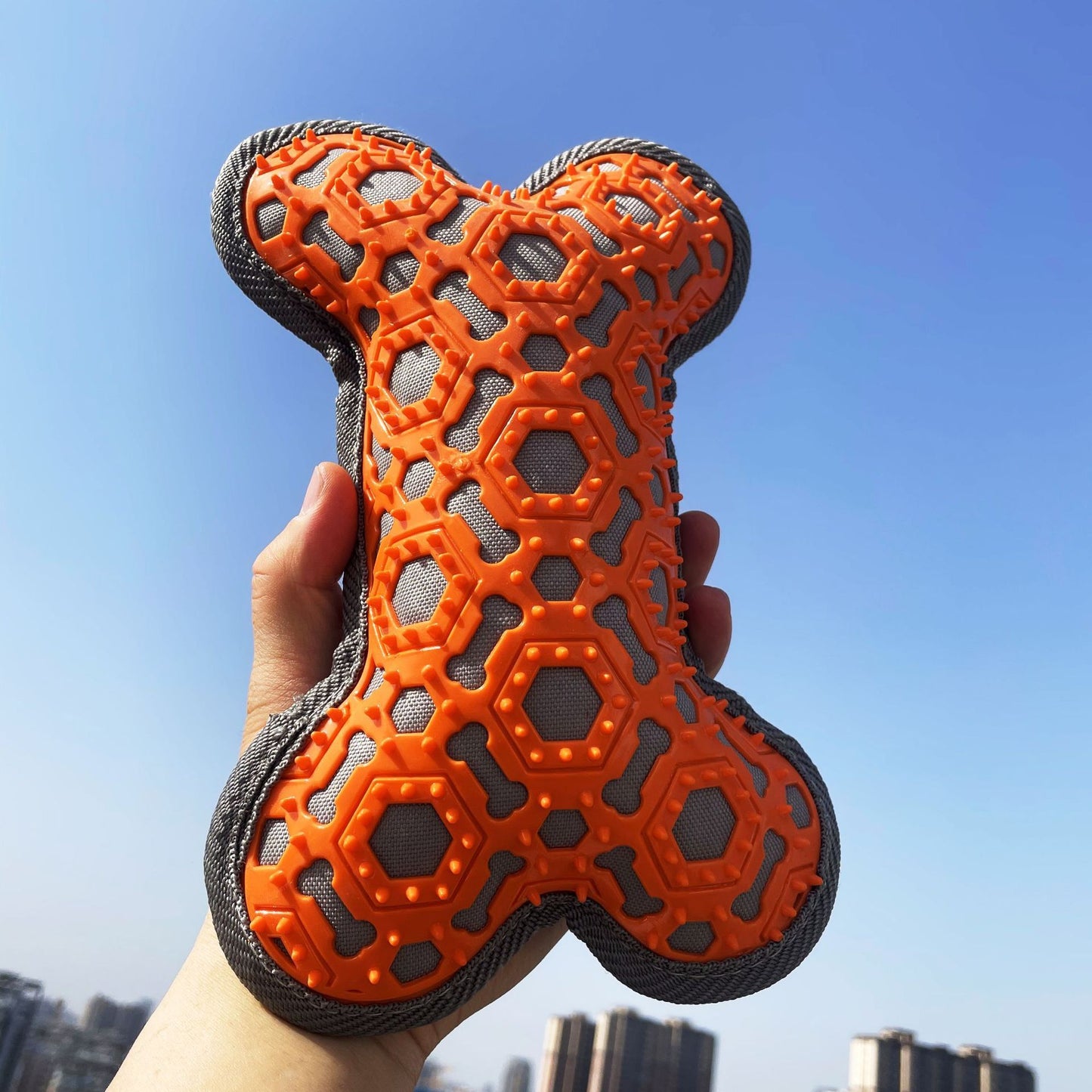 New Pet Toy Voice Bone Bite Resistant Toy