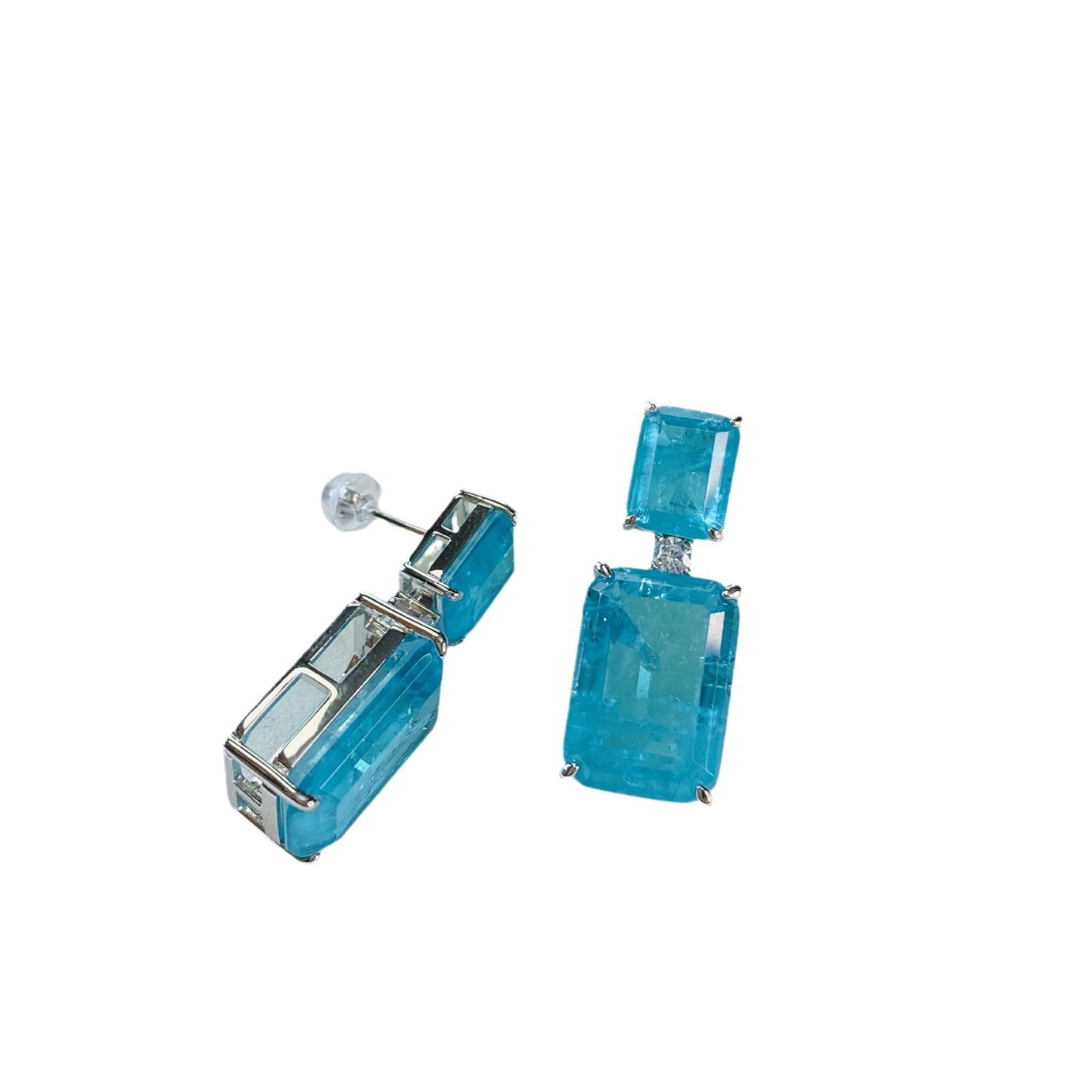 European And American Style Retro Emerald Earrings