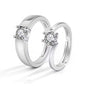 Moissanite Engagement Couple Couple Rings