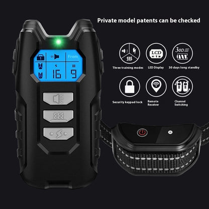 Pet Dog Cat Intelligent Remote Control Bark Stopper Training Dog Collar Dog Barking Prevention