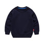 Boys Korean Round Neck Solid Color Loose Long Sleeve Pullover
