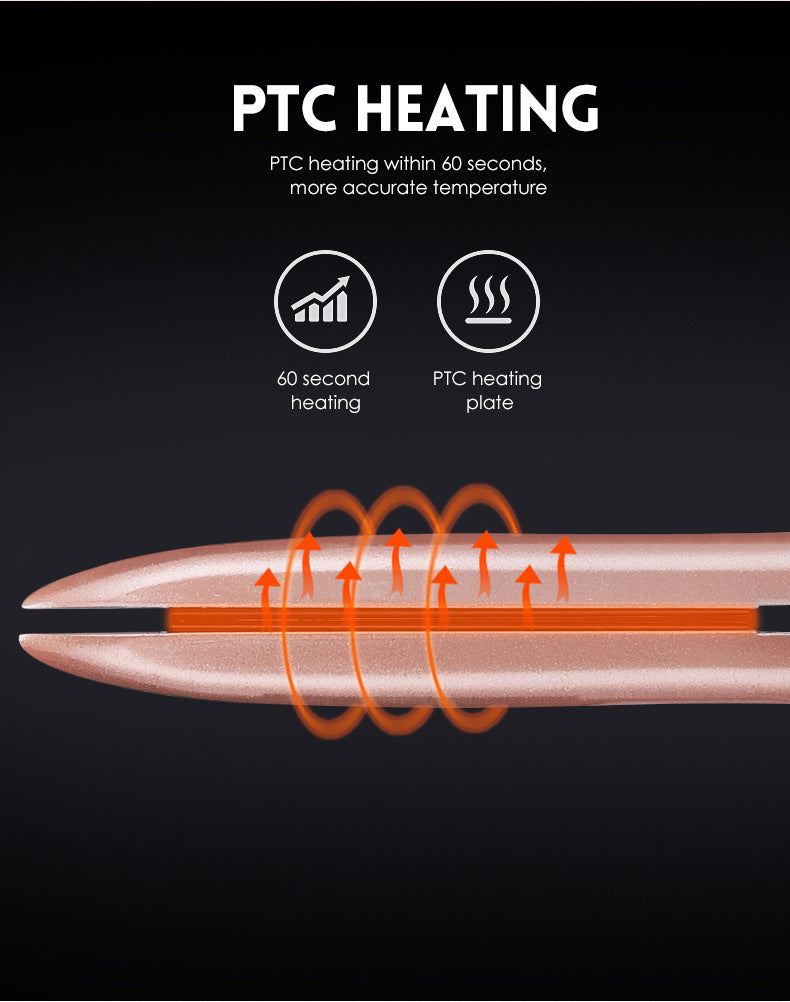 Mini hair straightener