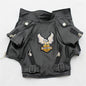 Pet Small Dog Sticker Embroidered Eagle Leather Jacket