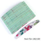 Water washable nail repair and care sanding nail file