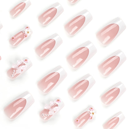 Women's Cute Fashion Bow Manicure