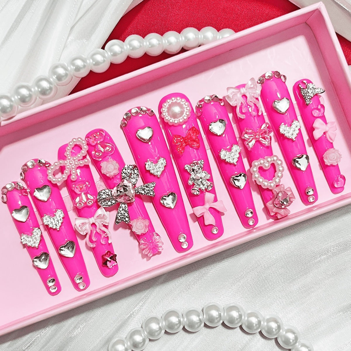 Manicure Handmade Wear Nail Sweet Bow Manicure