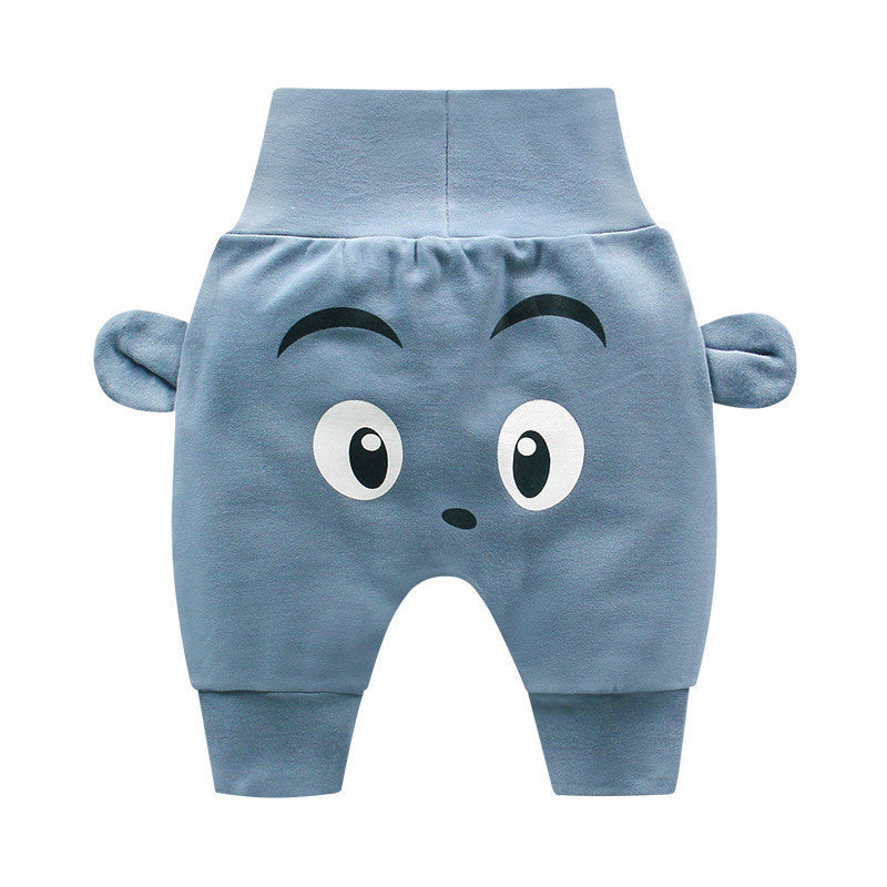 Big pp baby high waist belly protection pants