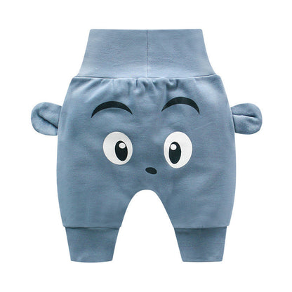 Big pp baby high waist belly protection pants