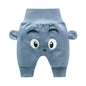 Big pp baby high waist belly protection pants