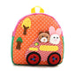 Korean shoulder children's schoolbag kindergarten adorable backpack handmade cartoon baby bag double shoulder bag