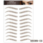Waterproof 6D Eyebrow Tattoo Semi-Permanent Embroidery Natural Long Lasting Fake Eyebrow