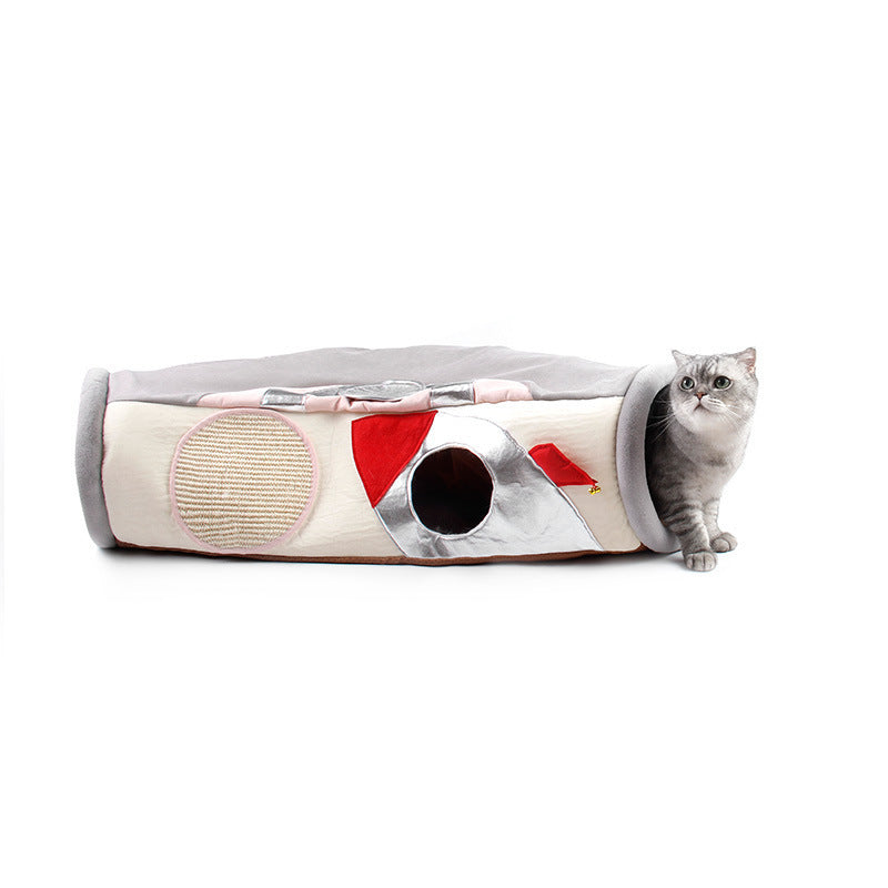 Cat Scratcher Folding Channel Semi-Enclosed Cat Litter