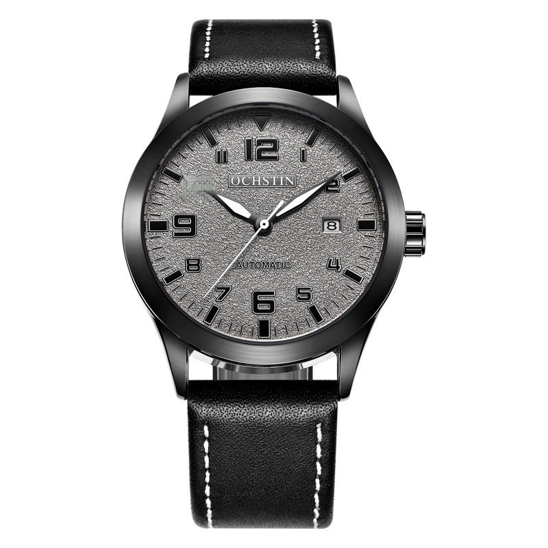 Casual Business Retro Leather Automatic Mechanical Watch