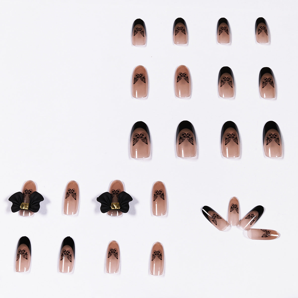 The Finished Patch Of Black Tea Transparent Butterfly Wear Armor Is Detachable