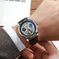 Waterproof Luminous Light Luxury Trend Automatic Leather Steel Watch