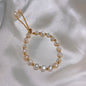 Baroque Freshwater Pearl Zircon Bracelet