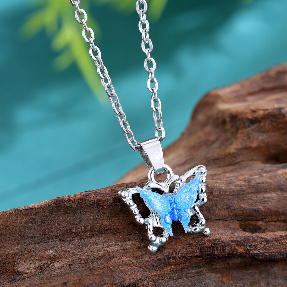 Women's Jewelry Accessories Dreamy Three-dimensional Butterfly Pendant