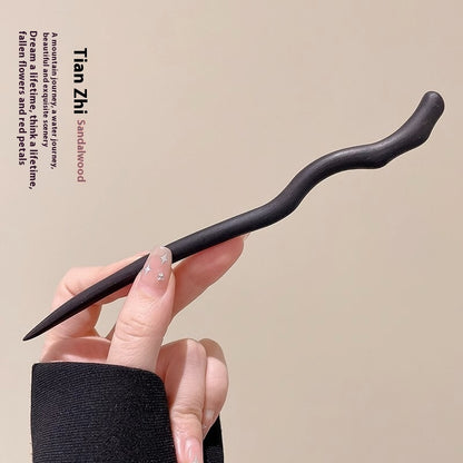 New Chinese Style Updo Hair Clasp High Sense Ebony Hairpin