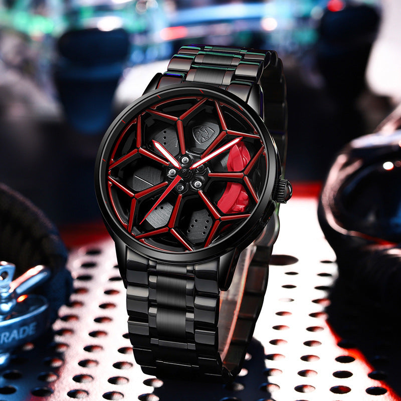 Men's Rotating Luminous Quartz Watch