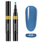 One-step Glue Three-in-one Nail Polish Glue Pen Lazy Long-lasting Phototherapy Glue Nail Manicure