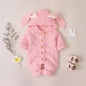 Baby knitted romper