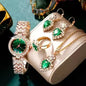 Watch Colorful Crystals Quartz Jewelry Suit