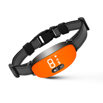 Bark Stopper Dog Barking Prevention Pet Supplies Black And White Orange