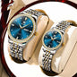 New Diamond-embedded Trendy Waterproof Watch