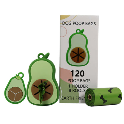 Silicone Pooper Scooper Dog Waste Bag Feces Avocado Clip