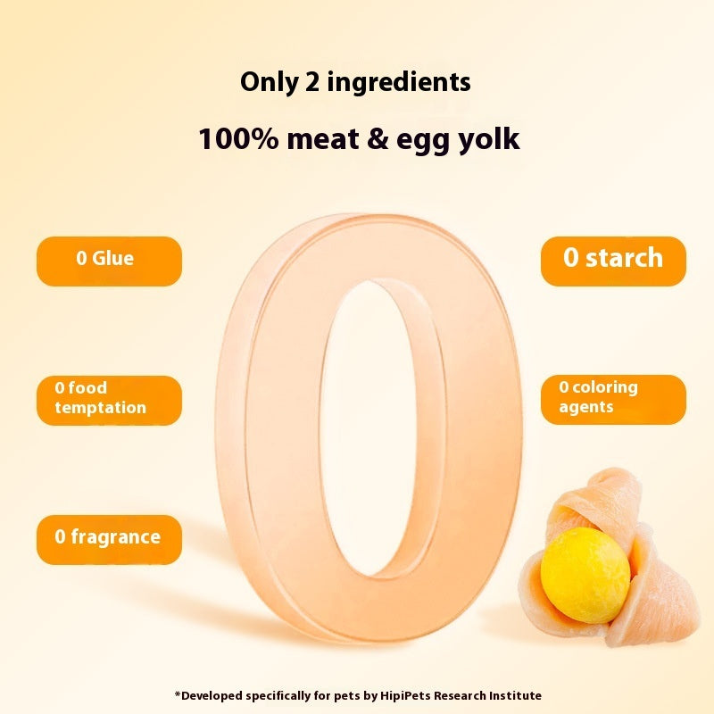 Dog Snack Egg Yolk Satisfy The Appetite Chicken Duck Meat Small Molar Training Reward Food