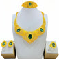 Women's Fashionable Golden New Jewelry Set Decorations