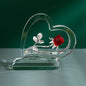 Home Valentine's Day Rose Heart-shaped Ornaments