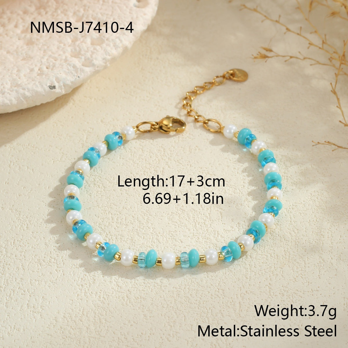 Cross-Border Sweet Resin Beaded Necklace