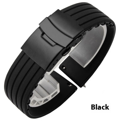 Silicone Strap Tire Stripe Waterproof Matte