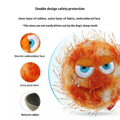 Plush Sound Molar Long Lasting Dog Toy Ball