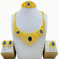 Women's Fashionable Golden New Jewelry Set Decorations