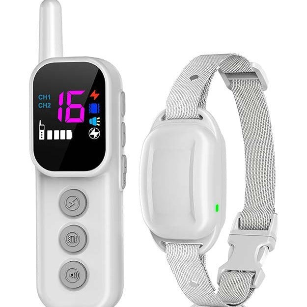 Remote Control Pet Color Screen Dog Training Bark-stop Trainer