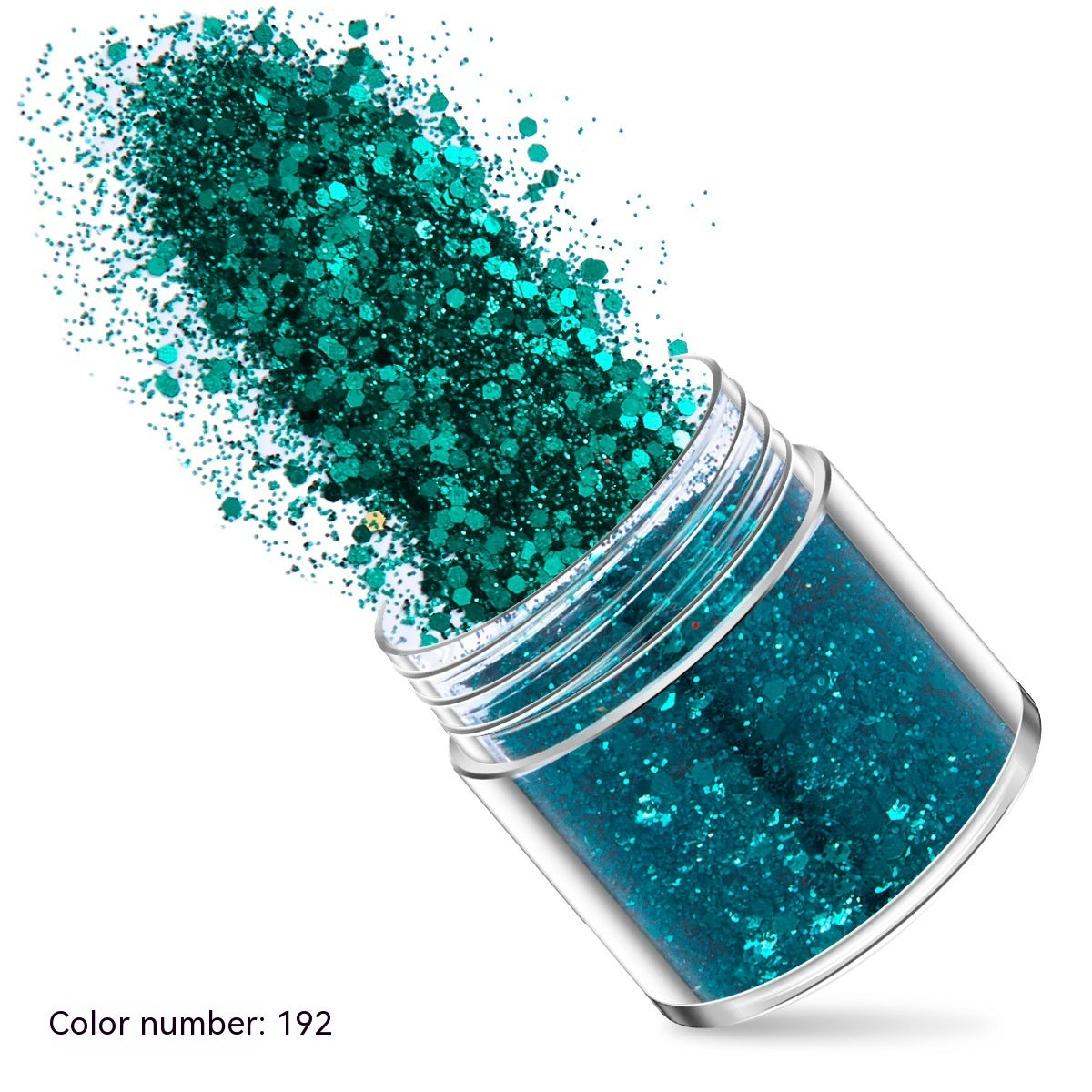 Green Manicure Set 12 Colors Mixed Nail Sequins Glitter Powder Gradient Laser Powder