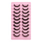 False Eyelashes, DD Curve, Thick, Eyelash, Ten Pairs